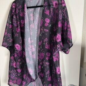 Floral Sheer Kimono